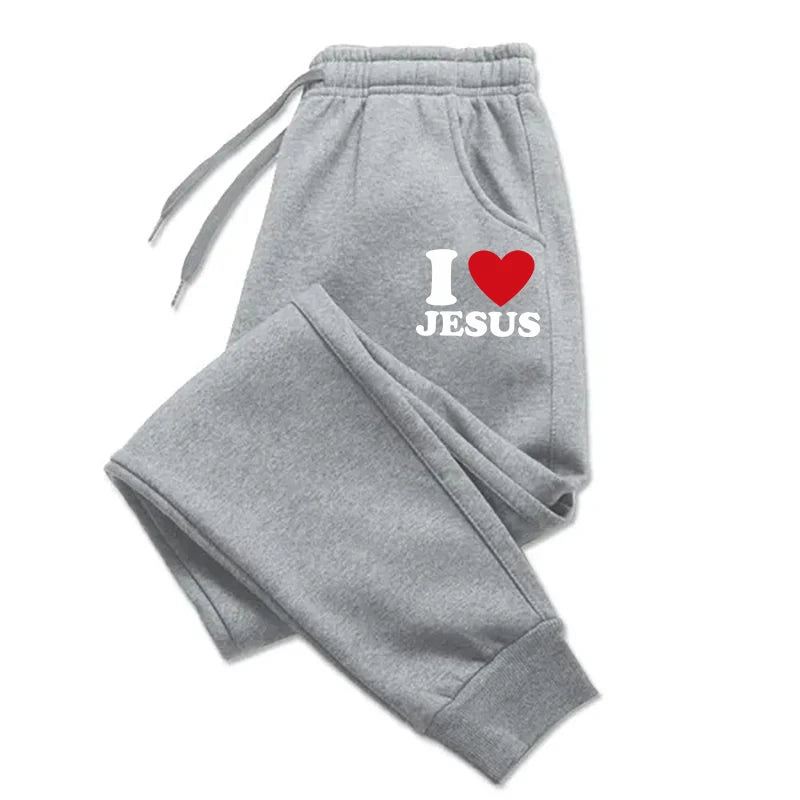 I LOVE JESUS Sweatpants