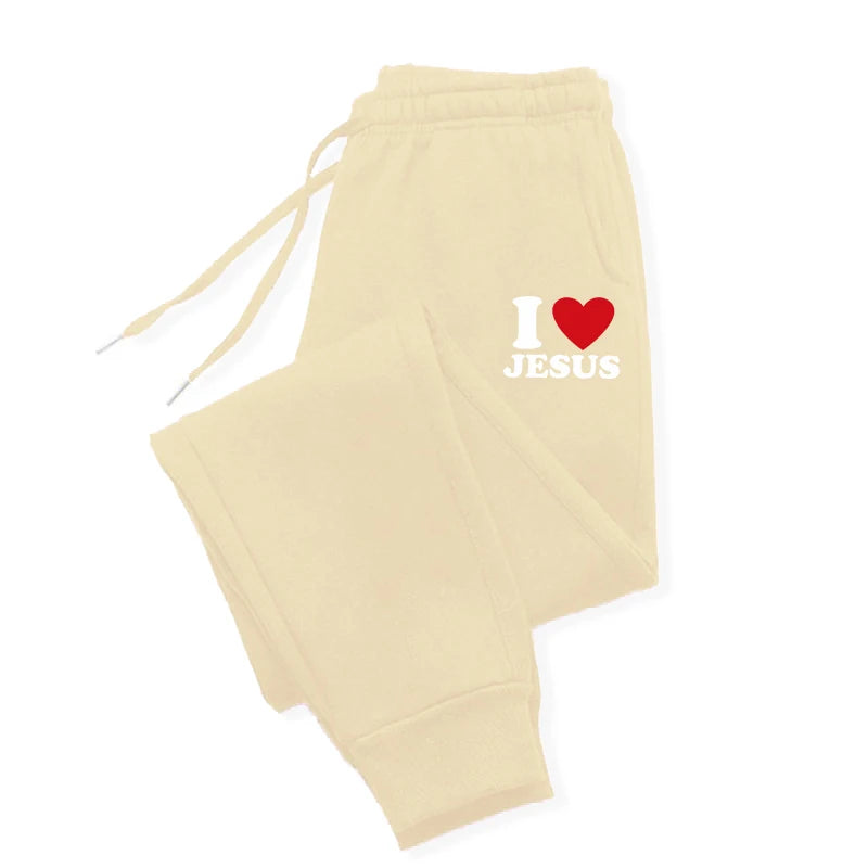 I LOVE JESUS Sweatpants