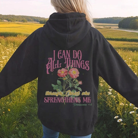 Philippians 4:13 Christian Hoodie